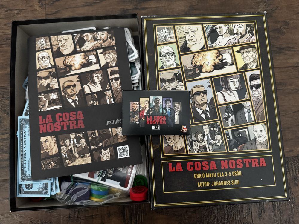 La Cosa Nostra PL koszulki gratis!!! z dodatkiem Gangi - gra planszowa