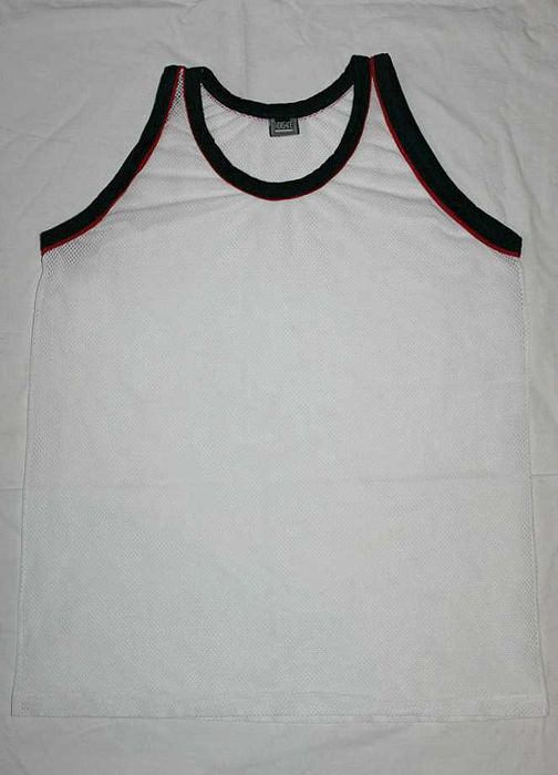 Мужская Белая Майка в Сетку «VERSACE» (SIZE M)