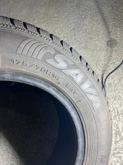 Автошини зимові SAVA 175/70/14 (2шт)Резина,Колеса,Гума,Скати, Шини)