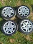 Alufelgi 17 cali mercedes 5x112 opony letnie klasa C E S W
