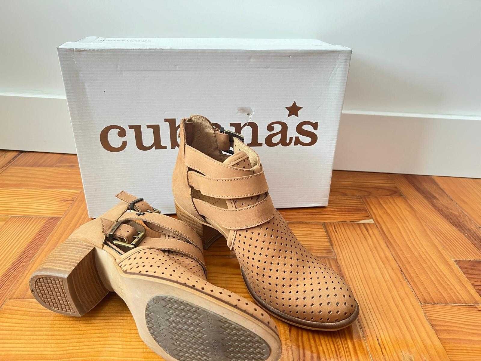 Botas de verão em pele Cubanas