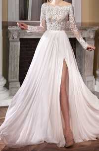 Suknia ślubna z koronki
