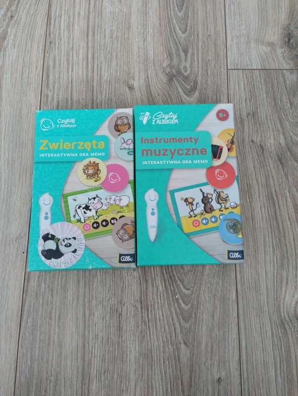 Memory z albikiem zwierzęta i instrumenty