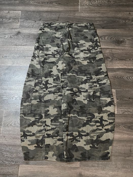 Camo baggy jeans | Камуфляжні широкі джинси y2k sk8 opium type rap rep