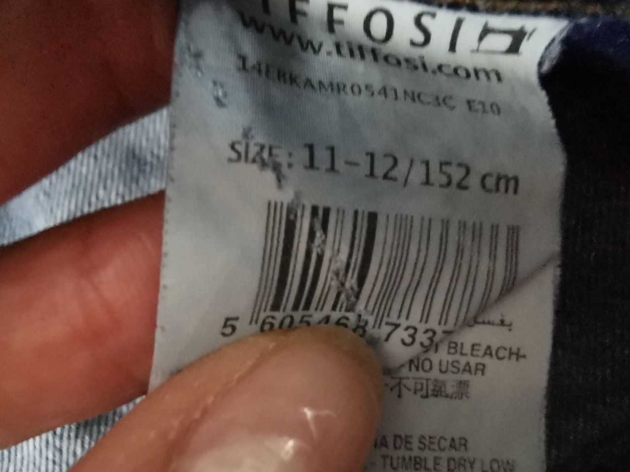Vendo calças de ganga para menino de 11 /12 anos - Tiffosi Tiffosi