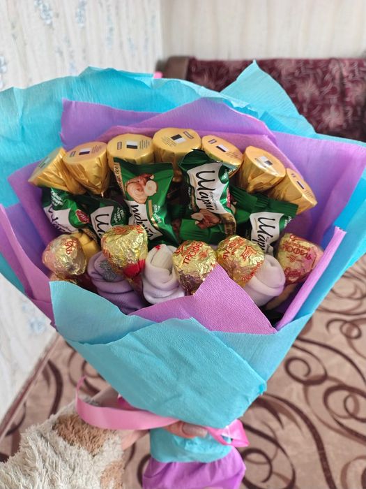 Букет з цукерок на любий смак