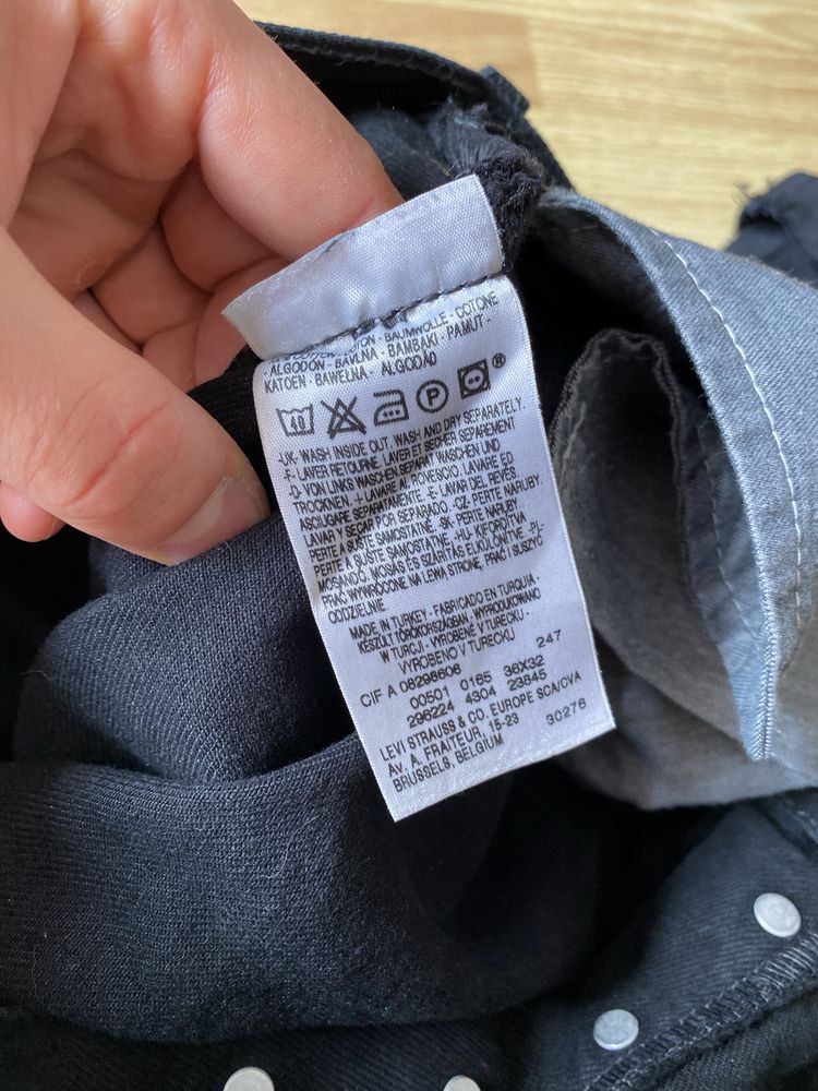 Джинсові широкі штани Levi’s W36 L32