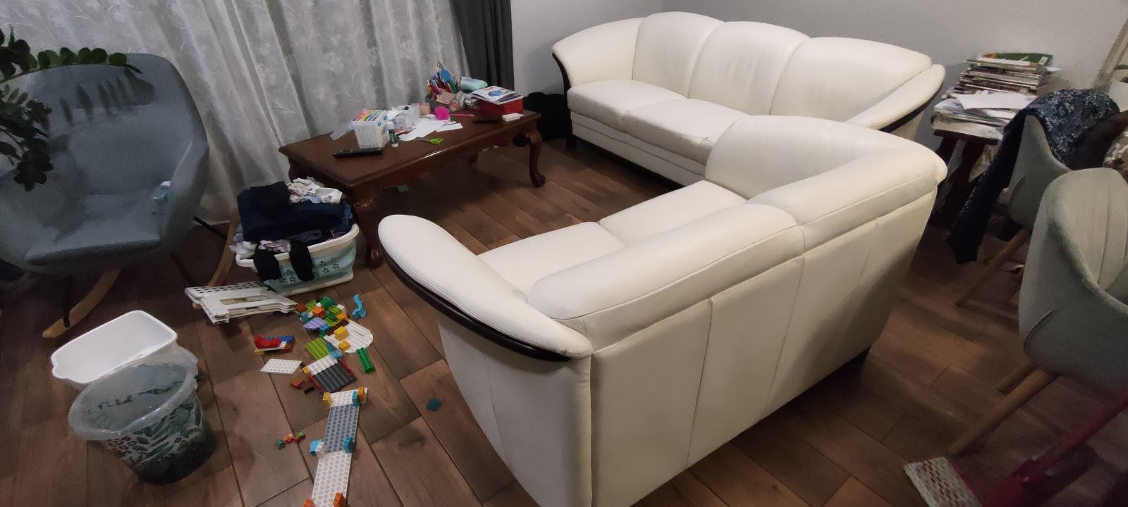 2 luksusowe sofy Hjort Knudsen skóra