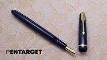 stare pióro wieczne - vintage, 1965, Parker Slimfold, Navy Blue