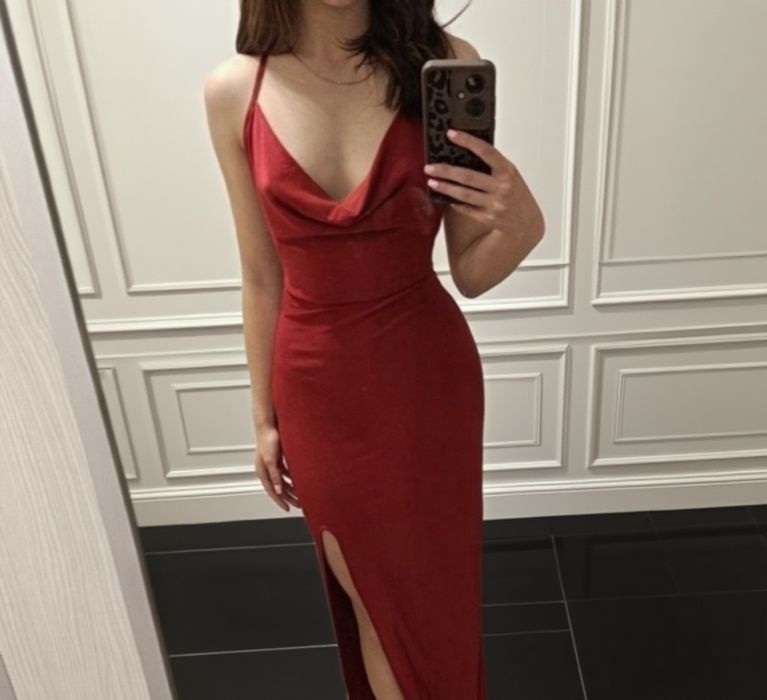 Сукня вечірня червона Shein