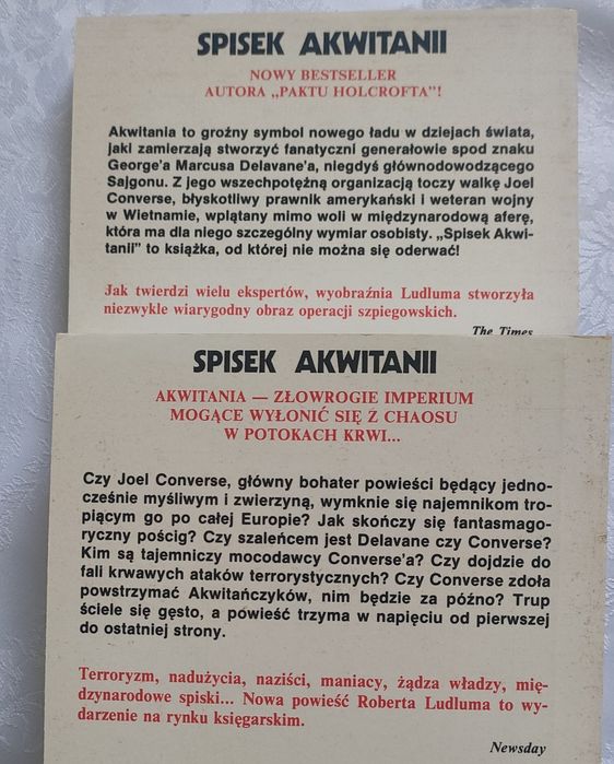 Robert Ludlum 11 tytułów