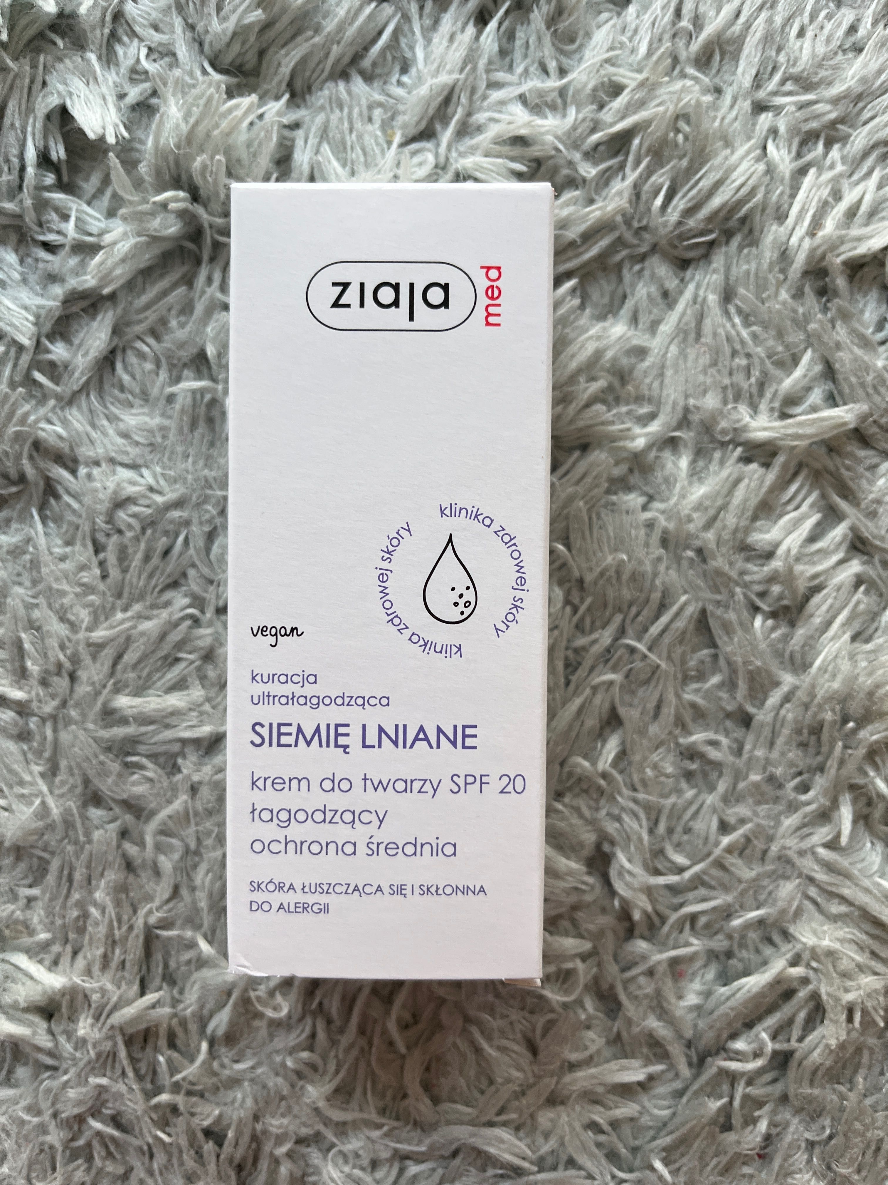 Ziaja Med zestaw żel i serum do ciała plus krem do twarzy SPF 20