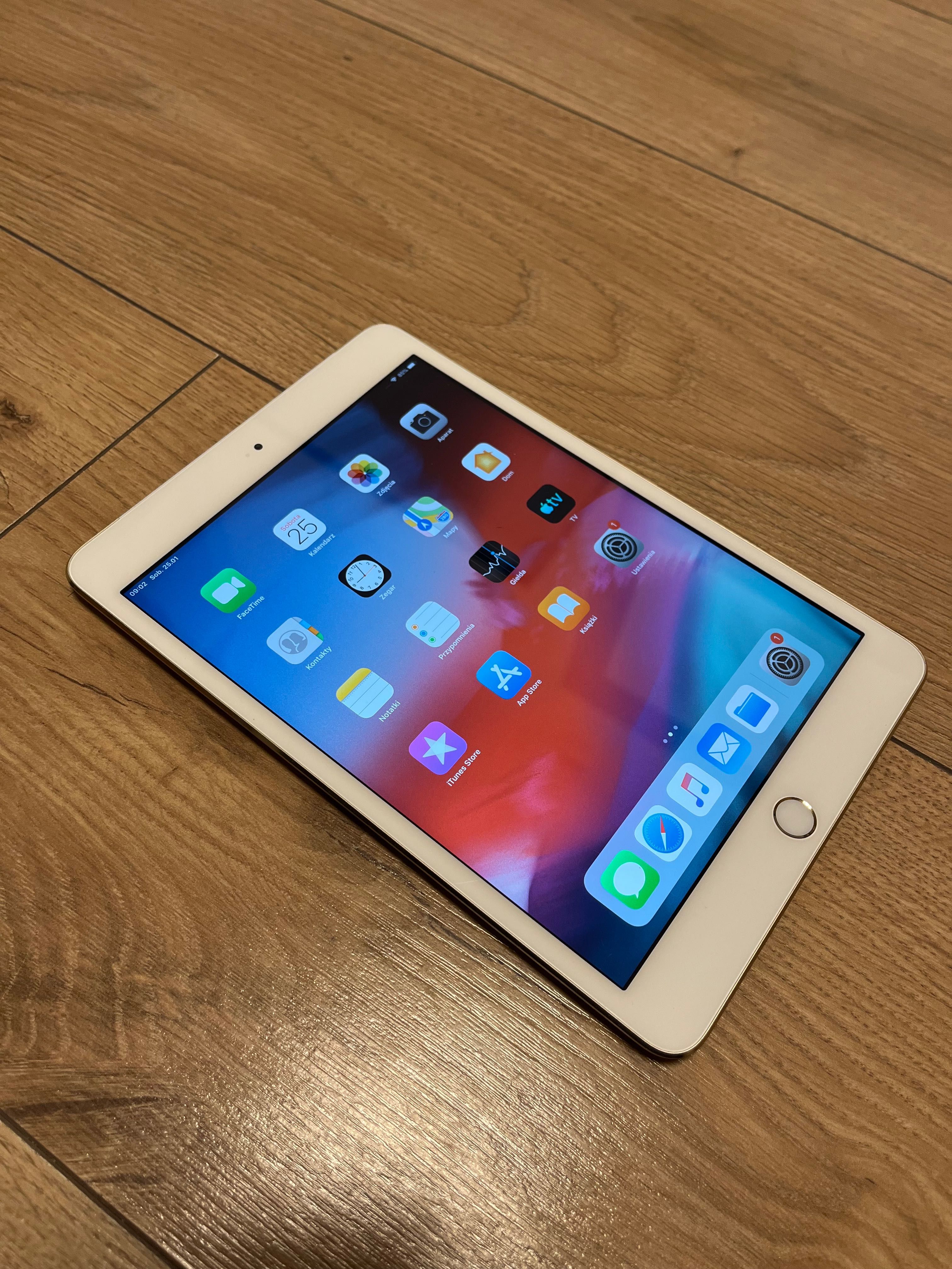 Idealny iPad MINI 3 16 GB CELLULAR A1600 GOLD w PERFEKCYJNYM stanie!