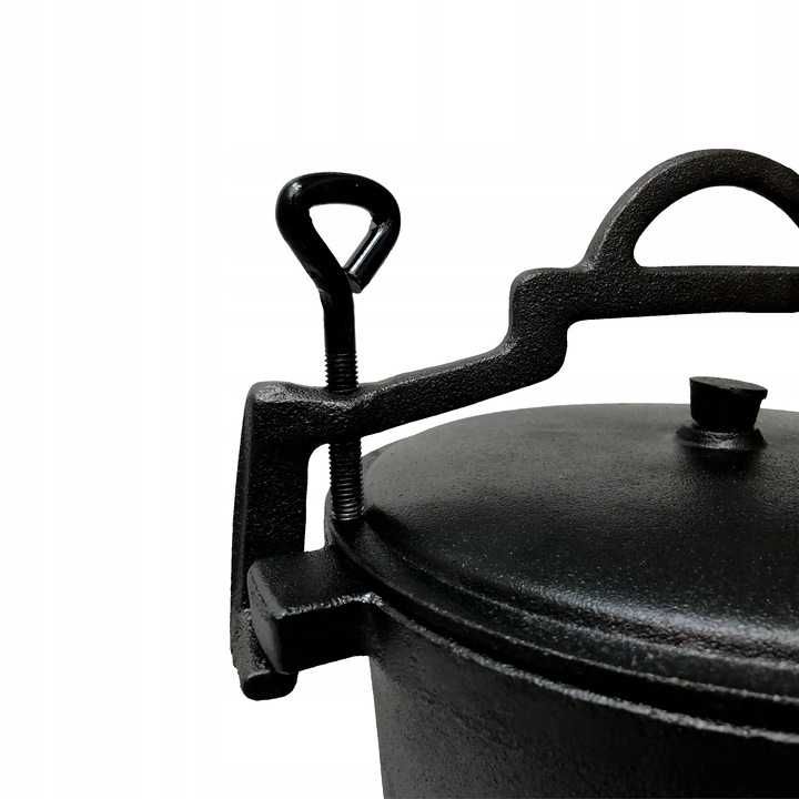 Kociołek Żeliwny NA PREZENT 8L na ognisko grill palenisko + GRATIS !!