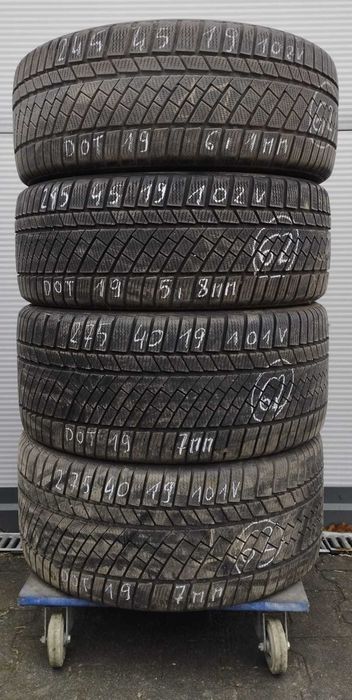 Set 245/45R19 275/40R19 Continental ContiWinterContact TS 830 P