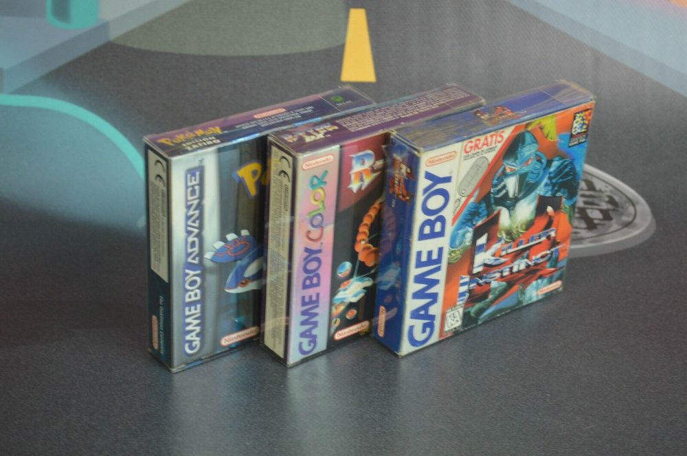 Capas de protecçao plastico rigido para jogos NES e Gameboy