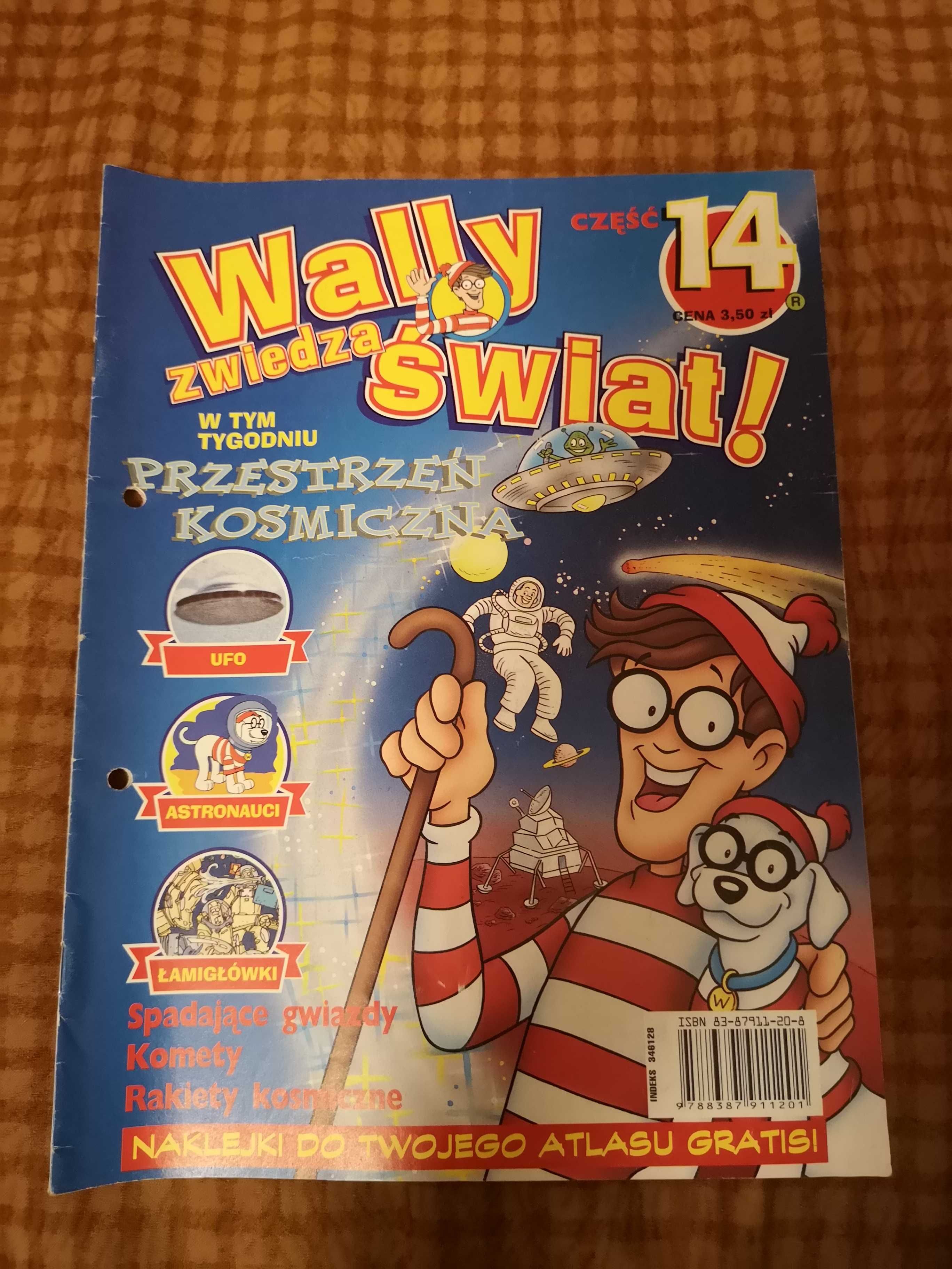 Wally zwiedza świat 5 gazetek + segregator