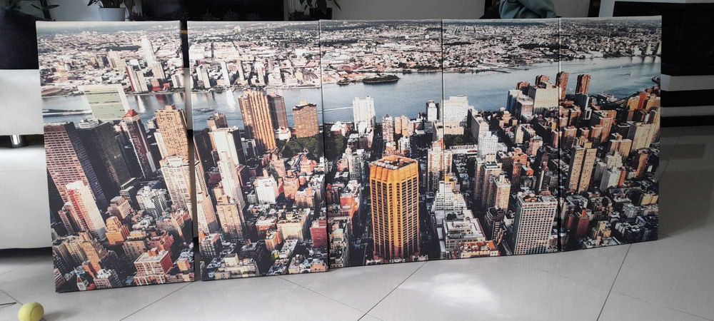 Obraz na płótnie 90 cm x 225 cm; Nowy Jork