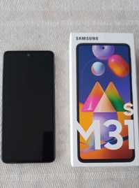 Samsung M31s BLACK stan doskonały+, w komplecie pokrowce