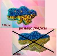 Патріотична брошка ручної роботи