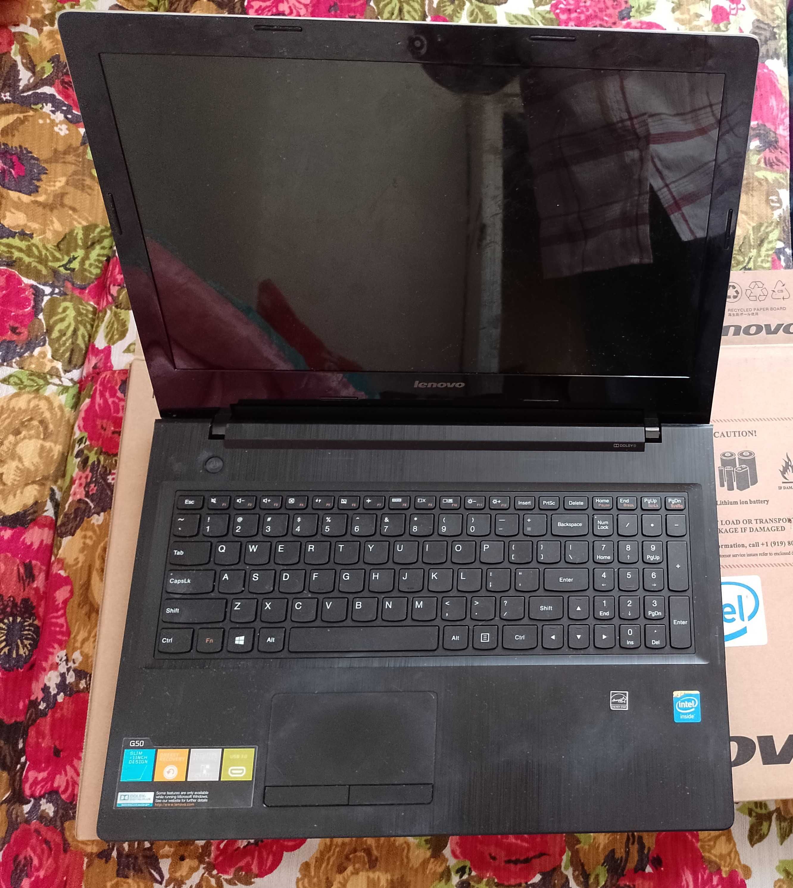 Laptop Lenovo G50-30 Intel N2840 2.16GHz RAM- 4GB 320 GB HDD