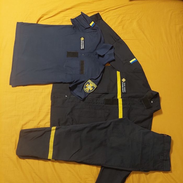 Костюм форма рятувальник дснс робоча рятівник повсякденний штани футбо
