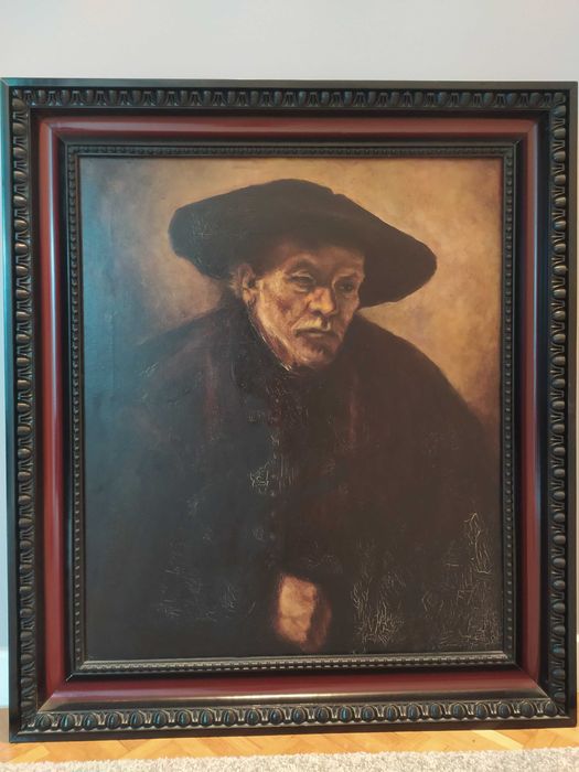 Obraz olejny kopia Portret brata Rembrandta Andrien van Rijn