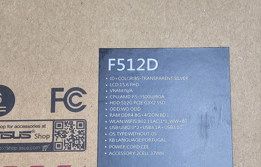 Asus VivoBook F512D
