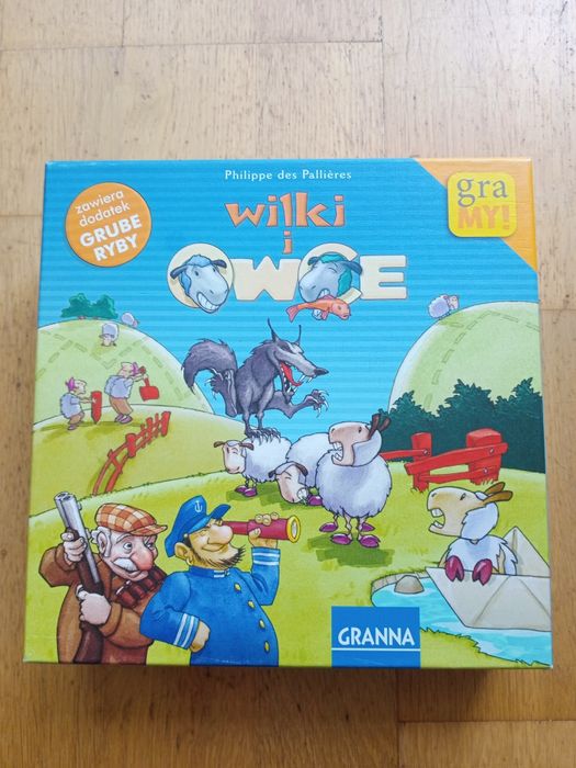 Gra planszowa Wilki i Owce plus dodatek Grube ryby