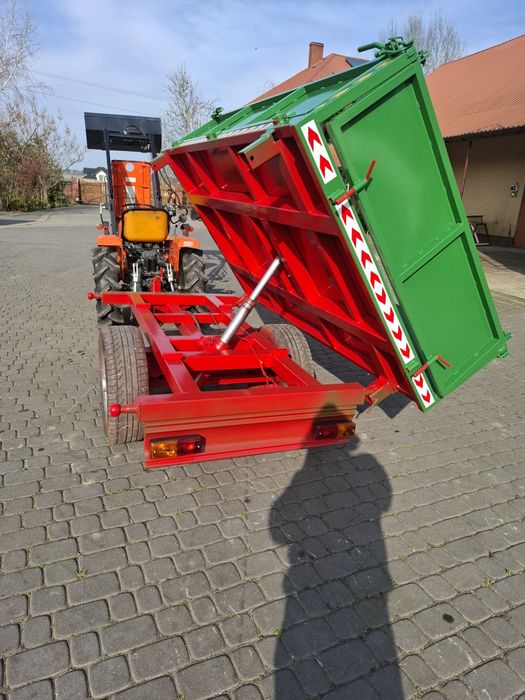 Przyczepa traktorek Wywrotka