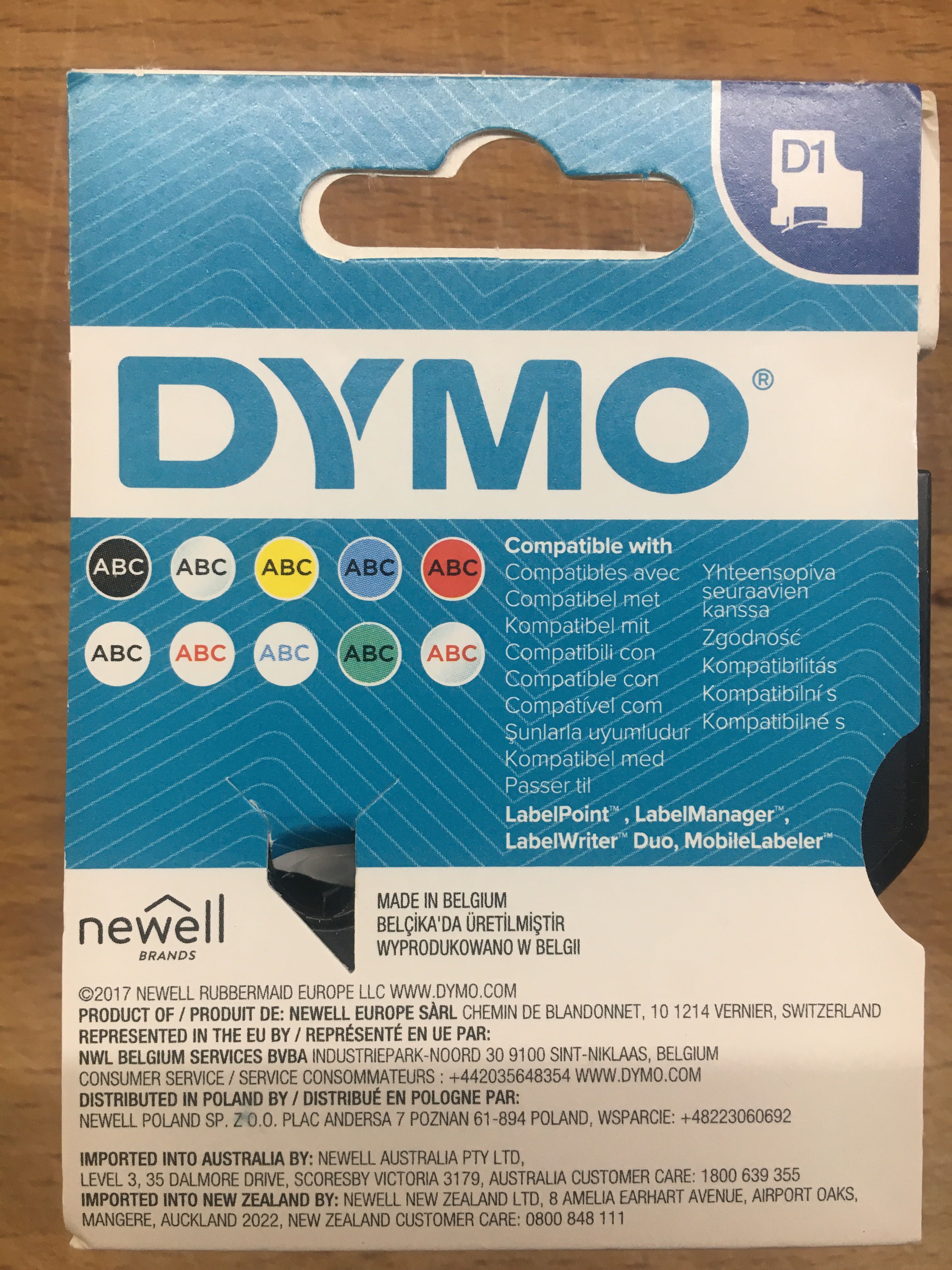 Taśma DYMO D1 24mm