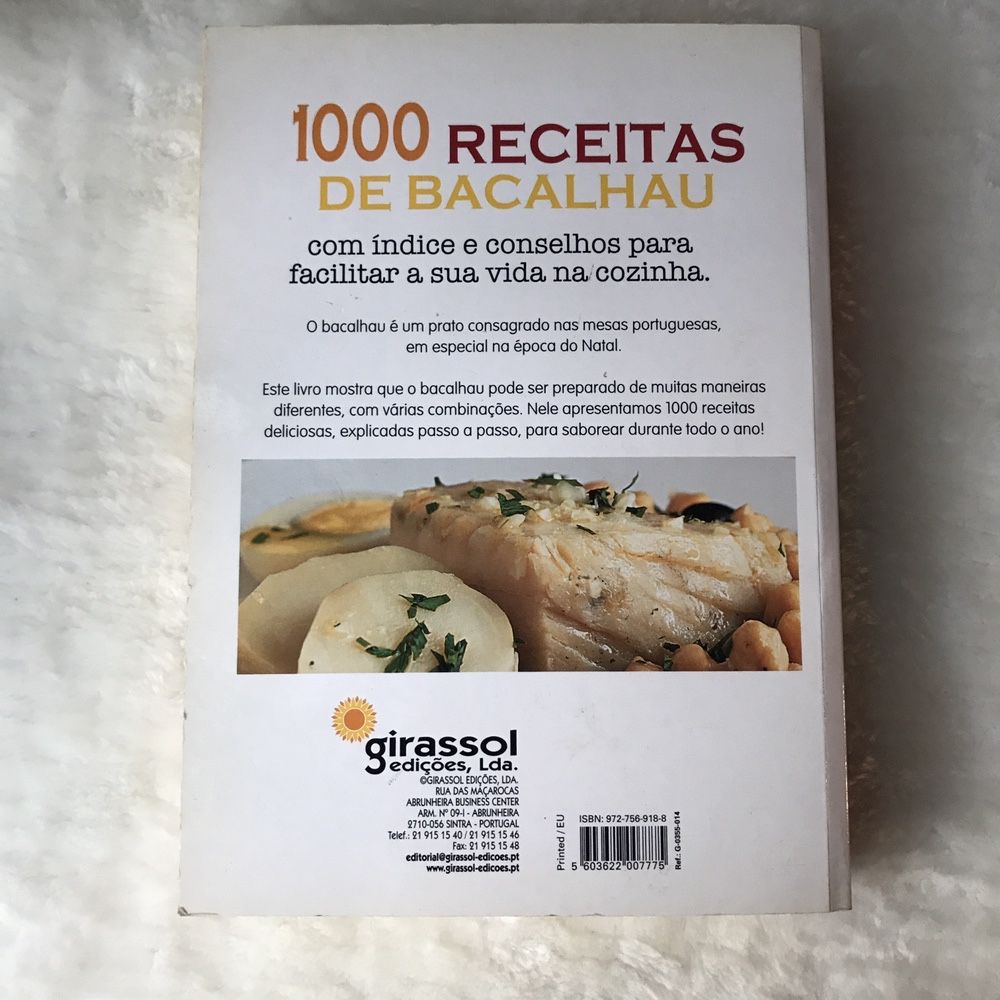 Livro 1000 receitas de bacalhau