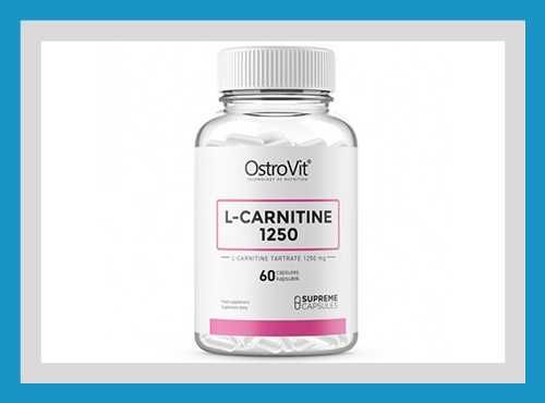 Жиросжигатель Л-Карнитин OstroVit L-Carnitine 1250мл 60 капсул Польша