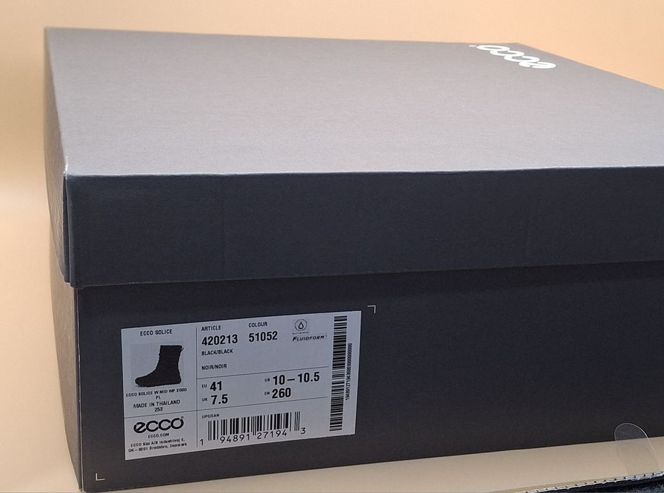 Чоботи ECCO Solice Нові 37, 38,39 40, 41р.