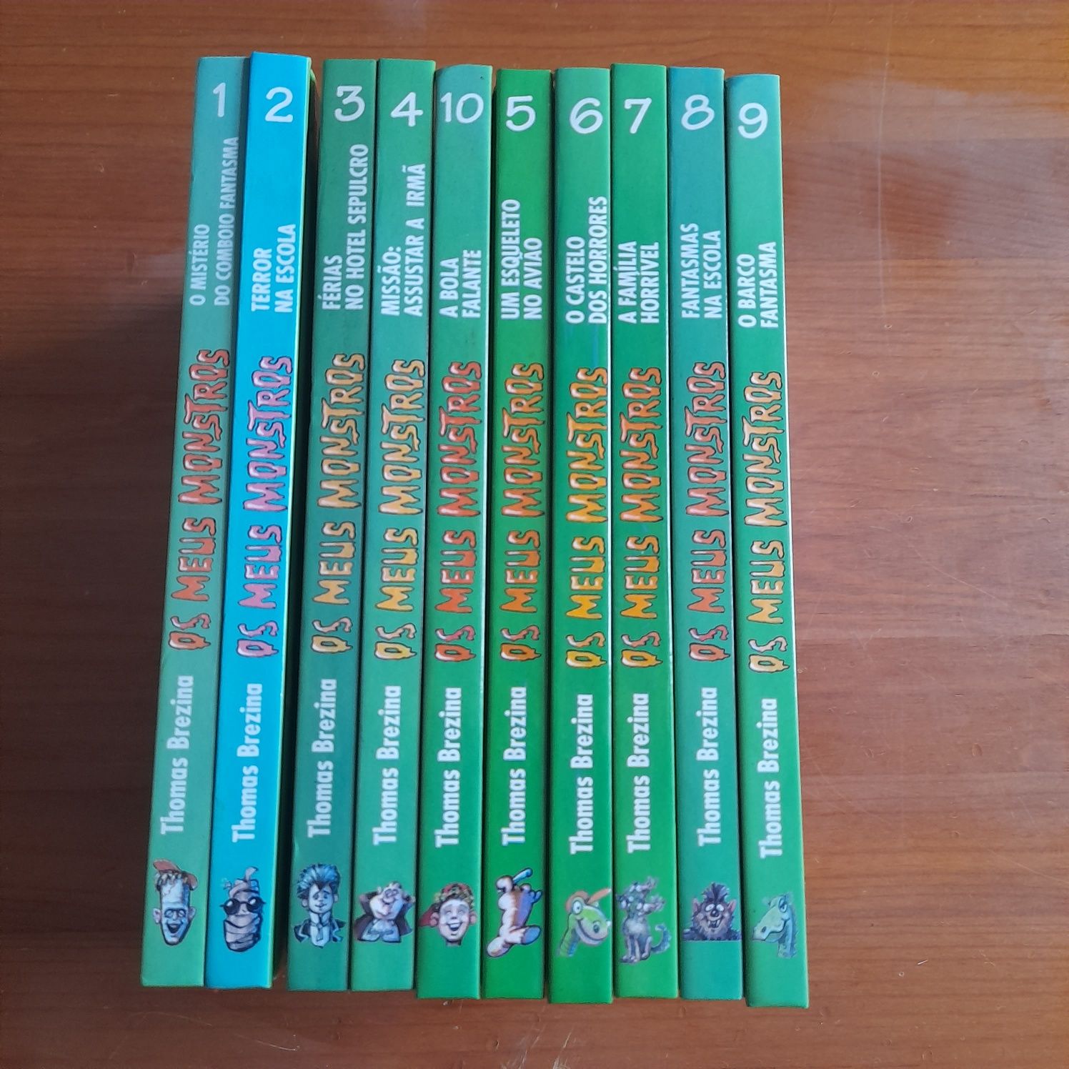 Os meus mostros livros coleção