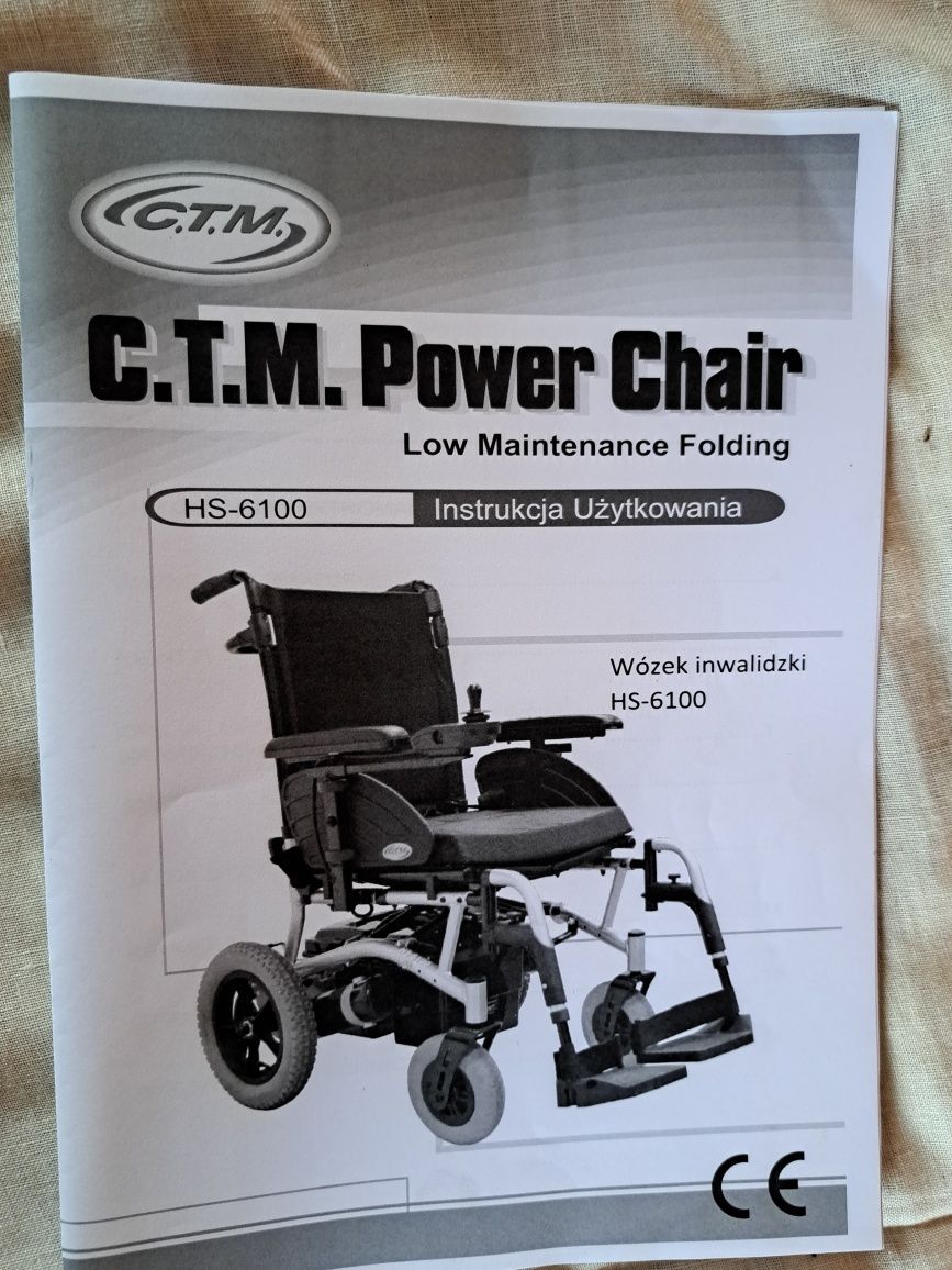 Wózek inwalidzki na akumulatory