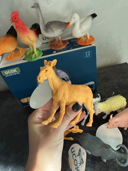 Набір фігурок свійських тварин 12 шт.
