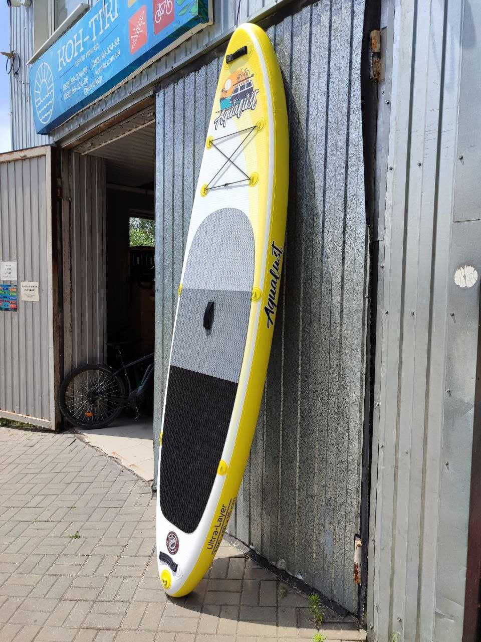 SUP дошка AQUALUST САП доска НОВАЯ 2 СЛОЯ 320 см. борд board Paddle