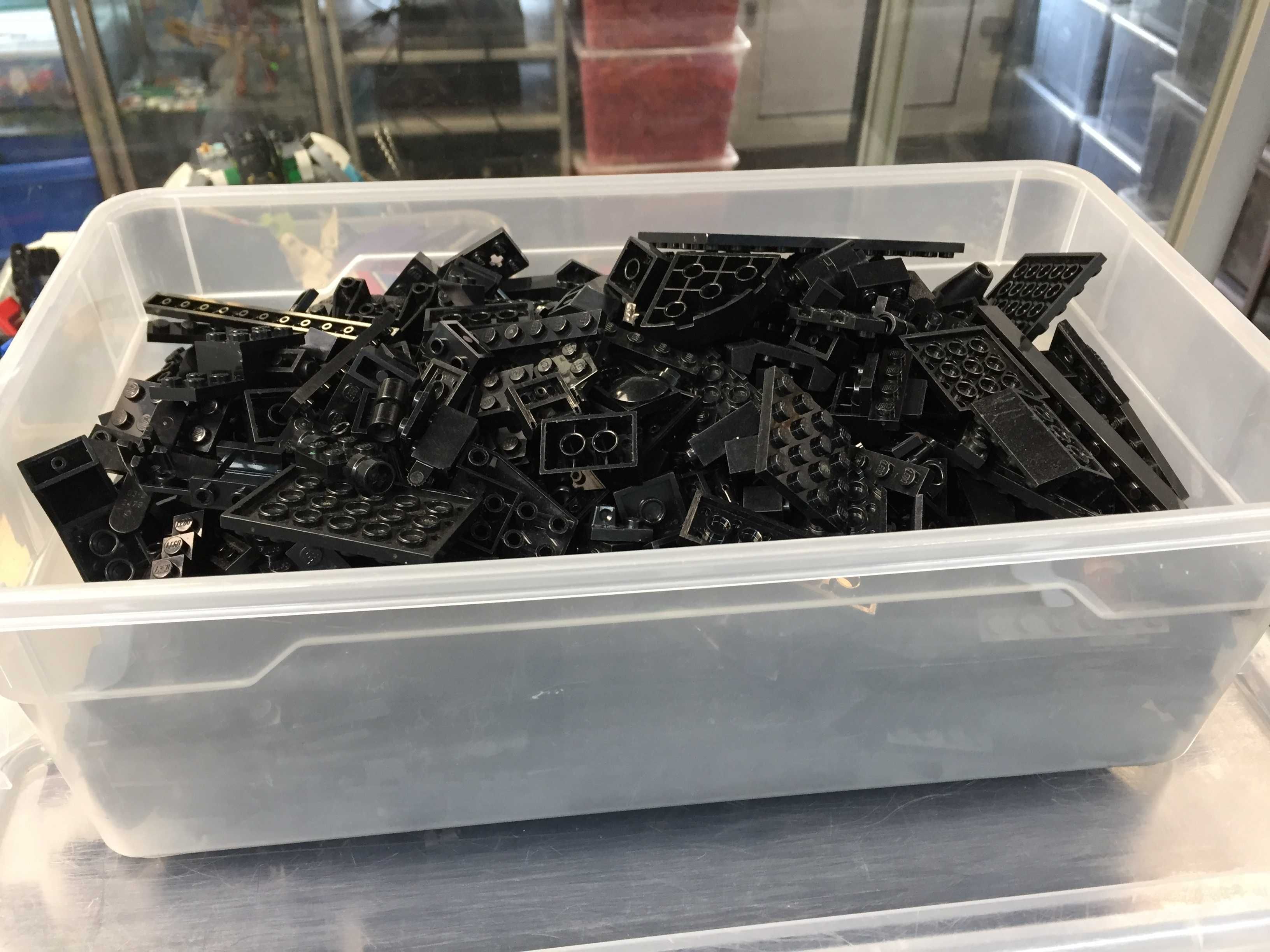 Lego klocki  oryginalne czarny mix 1 KG 145zł