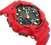 KULTOWY Zegarek Casio G-SHOCK GA-100B-4AER Czerwony! Nowy! Oryginał!!!