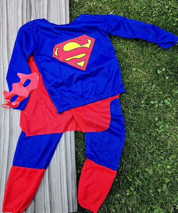 Super strój przebranie dla dzieci Superman rozm L nowy