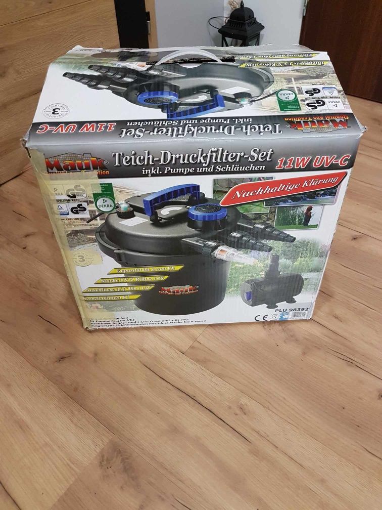 Zestaw filtrów ciśnieniowych do stawu 11 W UV-C 1621