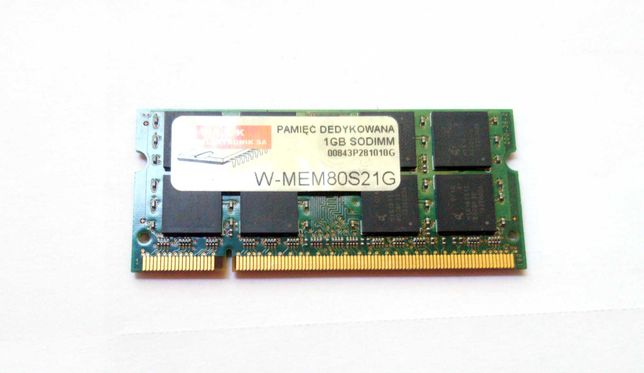 Pamięć RAM DDR2 1G + 2G moduły SODIMM zestaw