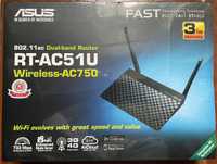 Router RT-AC51U  wireless - AC750 - novo - nunca usado - selado