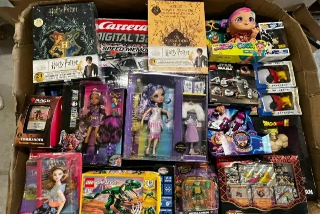 Zestaw Zabawek Karton Mix Box Kat A NOWE LEGO Hot Wheels Harry Potter