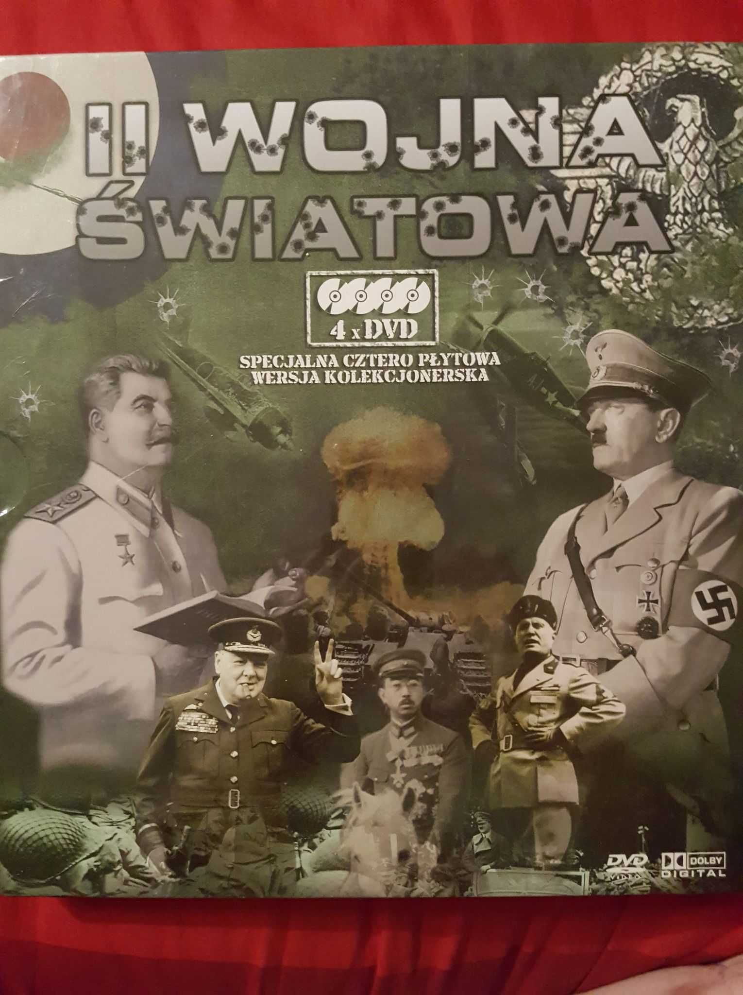 II Wojna Światowa BOX 4DVD
Film II Wojna Światowa płyta DVD
