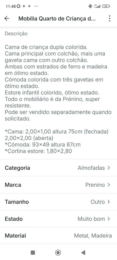 Quarto criança c duas camas