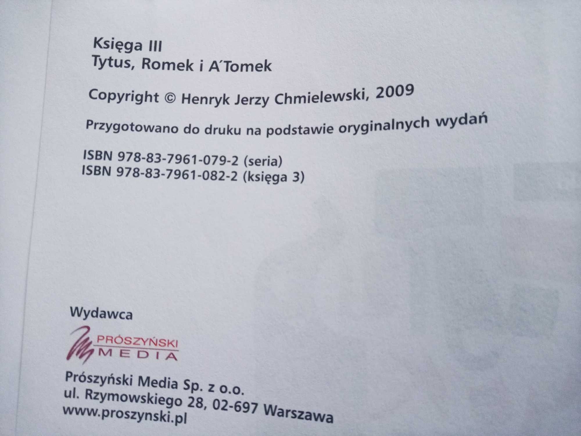 Tytus, Romek i Atomek , księga 3 ,  2009 rok