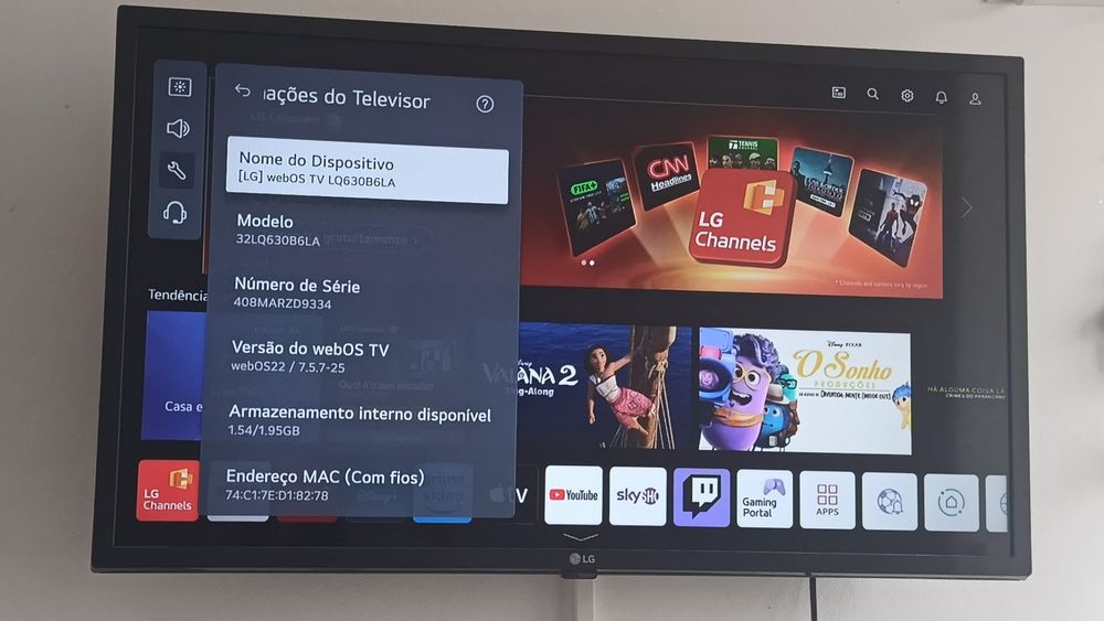 Smart tv LG Webos tv
