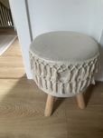 Krzeslo taboret stołek boho